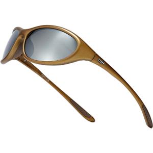 TIJN Sports Sunglasses for Men Women UV400 Wraparound Cycling Running Golf Motorcycle Glasses, Wide Fit Outdoor Shades, Vanta