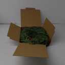 9Ft Christmas Garland, Artificial Cedar Cypress Garland with Red Berry, Bendable Faux Pine Realistic Greenery Garland for Table, Stairs, Porch, Mantle, Fireplace Indoor Outdoor Christmas Decorations