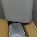 Bathroom Trash Can with Lid, Slim 3.3 Gallon Vacuum adsorption Garbage Bin, Narrow Press Top Waste Basket for Odor Control & Dog Proof for Bathroom Bedroom Office Home