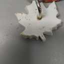 Colingmill Set of 12 Maple Leaf Shower Curtain Hooks for Fall Bathroom Decor, Metal Rustproof Farmhouse Plaid Autumn Leaves Decorative Shower Curtain Hooks Rings for Thanksgiving Bathroom Decor