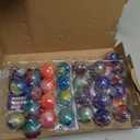 28 Pack Galaxy Slime Eggs Easter Basket Stuffers Easter Eggs Toys for Kids Boys Girls Non-Sticky Stress Relief Fidget Toys Easter Gifts for Classroom Exchange Slime Egg Ball Party Favors