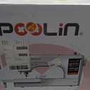 PooLin EOC06 Embroidery Machine,11"x7.9",7.9"x7.9",5.5"x5.5" Embroidery Area,Computerized Embroidery Machine for Beginners Gifts,7" Touchscreen,200 Built-in Designs,USB & Wireless
