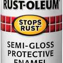 Rust-Oleum 7798830 Stops Rust Spray Paint, 12 oz, Semi-Gloss Black