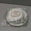 96 Pcs Bunny Party Tableware Set Spring Easter Eucalyptus Rabbit Party Supplies Set 24 Guests Plates Paper Napkins Plastic Forks for Birthday Baby SAYwer Party