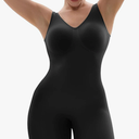 SHAPERX Women's Shaping Mid-Thigh Bodysuit Tummy Control Shapewear Seamless Sculpting Body Shaper, Size 2X/3X