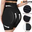 Corlap Shapewear for Women Tummy Control, High Waisted Body Shaper Shorts Under Dress Lifting Thigh Slimmer Shapewear (Black, XL)