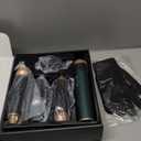 5 in 1 Blow Dryer Brush, Upgrade Hair Dryer Brush Set Negative Ion Air Styler Curling Wrap Air Curler, Hot Air Brush Curling Iron Hair Styling Tools As A Gift for Straight/Curl/Dry/Smooth (Gold)