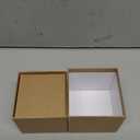 Nesting Gift Boxes Set Prank Gift Boxes Gift Wrap Boxes Surprise Box Small Square Kraft Paper Box Inside Box Gift Set for Christmas Halloween Birthday 10 Cartons No Lids (1.7-3.5 Inch), Brown