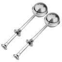 2pcs Tea Filter Stainless Steel Tea Infuser Syringe Strainer Tool Leaking Supply