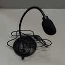 JOUNIVO USB Microphone, 360 Degree Adjustable Gooseneck Design, Mute Button & LED Indicator, Noise-Canceling Technology, Plug & Play, Compatible with Windows & MacOS (JV-601)