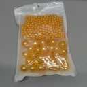 280PCS No Hole Pearl Beads for Vases Filler,8mm 14mm 20mm Mixed Size Round Gold Floating Pearls for Centerpieces Vases, Brushes Holder, Wedding Party Decoration and Candles Centerpiece (Gold)