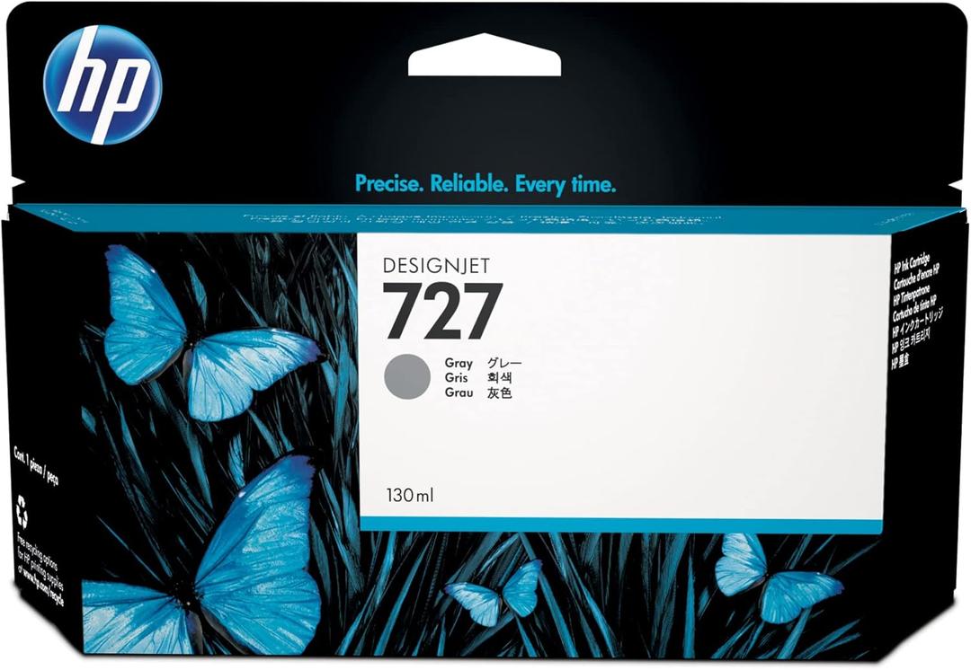 HP HEWB3P24A 727 Ink Cartridge, Standard Yield, Gray