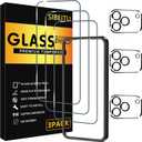 SIBEITU 3 Pack Screen Protector for iPhone 17 Pro with 3 Pack Camera Lens Tempered Glass Protector + Installation Frame, 6.3 Inch HD Clear Glass Film 9H Hardness, Scratch Resistent, Case Friendly