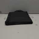 BOOMIBOO Hanging Closet Organize and Shelves5-Hanging Shelf with 2 Side PocketsStorage Foldable Black (1)