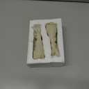 Newman House Studio Easter-Decorations Bunny-Decor Spring-Figurines Table-Centerpiece - 2PC Spring Decorations Resin Rabbits with Carrot and Flower Tabletop Ornaments for Home Farmhouse 4.5H inch