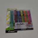 Zebra Pen Doodlerz Gel Stick Pens 10-Pack, 1.0mm Bold Point, School Supplies & Scrapbook Supplies, Smooth Writing, Ergonomic Grip, Assorted Neon Colors, Translucent Barrel (41810), Precise Marklighter2 Multi