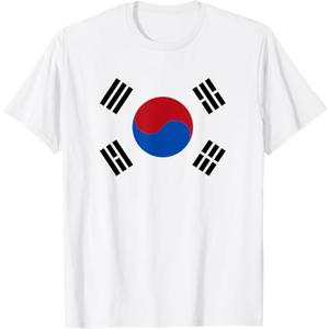 Korean Flag of Korea Novelty Men Women Kids Gift TShirt x Small