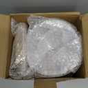 3 Pcs Ramadan Serving Trays Decoration, 1 Gold Round Tray with Acrylic Dome & 2 Star Shaped Trays, Eid Mubarak Metal Plate Dish for Dessert Display Holder Islam Muslim Home Party Table Decor