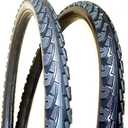 26x1.95/26x2.125/26x1.50 1 Pair Bcycle Tire Fixed Inflation Solid Tyre Bicycle Gear Solid for Mountain Bike(2 pcs)