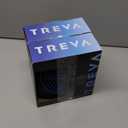 Treva 5 Inch Battery Powered Fan Portable Desk Fan 2 Cooling Speeds with Compact Folding & Tilt Design Cubicle Accessories Small Portable 2 Pack (Dark Blue)