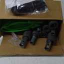 Swing 2 Pack Swings for Swing Set Outdoor Swing for Kids with 66" Chains Carabiners Yellow Plastic Coating, Fits for Backyard Playground Protective Hands,Green