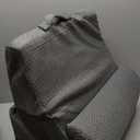 Orthopedic Bed Wedge Pillow Set 3Pcs, Adjustable Memory Foam, Pillow Wedge for Post Surgery, Back Pain Relief, Triangle Pillows for Acid Reflux, Snoring, GERD, Dark Grey