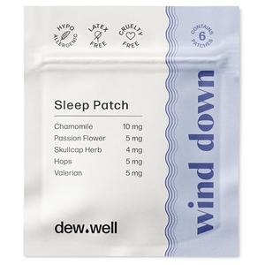 Dew Well 12 Pack Wind Down Sleep Patches with Chamomile to Support Restful Sleep – No Melatonin & No Latex – Wearable, Easy to Use for Adults - Sleepy Stickers