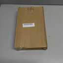 PATIKIL Vintage Wood Perpetual Calendar, Wooden Flip Calendar Turn Page Month Date Display for Desk Office Home Room Decoration, Black