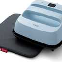 Cricut EasyPress 3 Heat Press Machine (9"x 9") with Heat Press Mat (15" x 12"),Blue