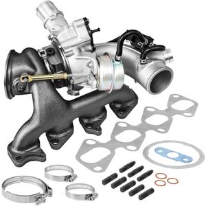 1.4 L Turbocharger with Gaskets Repair kits Compatible with 2011-2015 Chevy Chevrolet Cruze 2012-2020 Sonic 2013-2021 Trax 2013-2021 Buick Encore Replace# 667-203 55565353 GT1446 Turbo Charger
