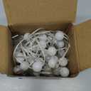 Smart Color Changing Globe String Lights, 33Ft 16 Million Colored Fairy Lights Plug in APP & Remote Control DIY Music Sync Twinkle Light for Bedroom Classroom Christmas Decor Christmas Gift (Globe-RGB-Built in Chip)