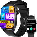 Smart Watch for Men Women(Answer/Make Call), 1.83" Smartwatch Fitness Tracker with Heart Rate/Sleep Monitor, SpO2, Pedometer - 100+ Sport Modes Activity Tracker for Android iOS Phones (1.83" Black)