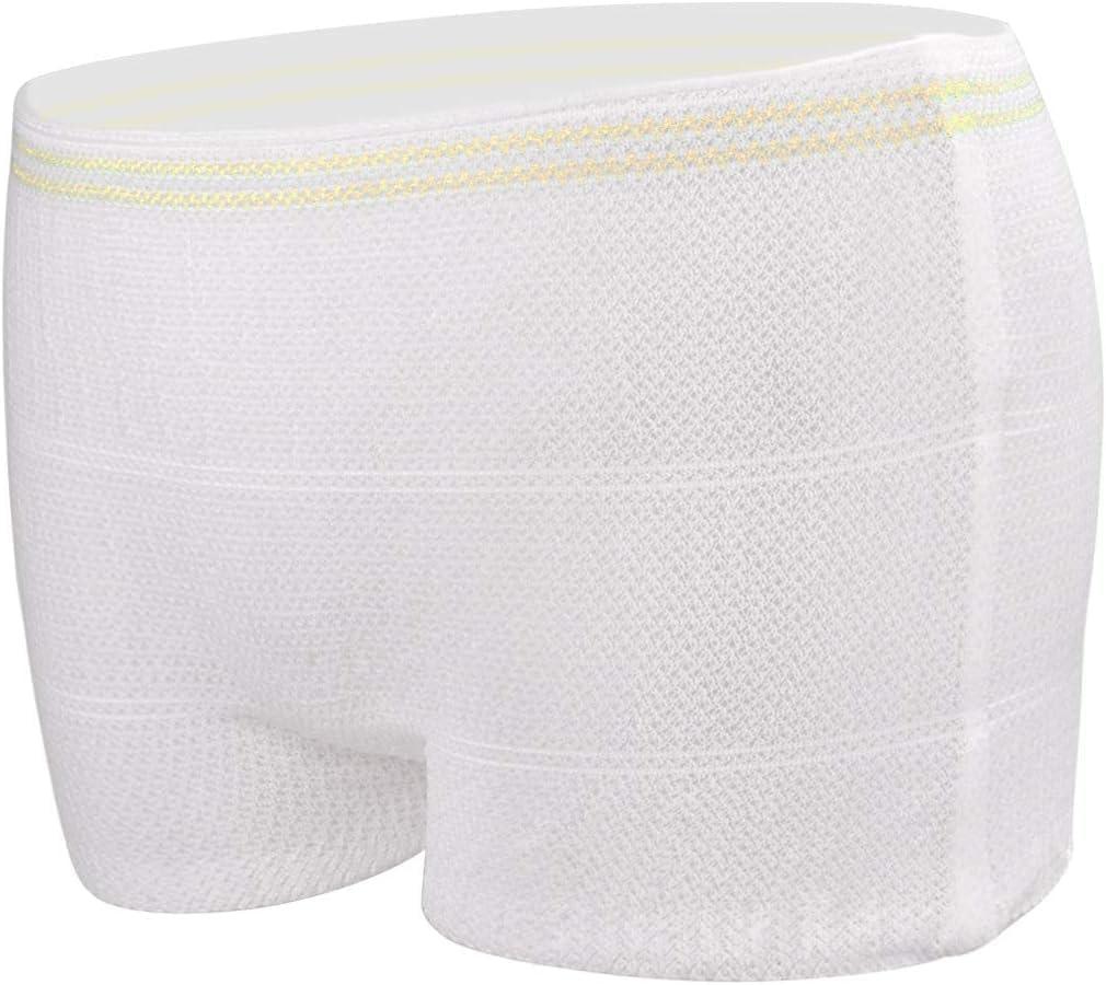 Carer Disposable Mesh Underwear Postpartum 10 PCS Maternity High Waist C-Section Panties Breathable, Lightweight, S