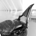 Motorcycle Sissy Bar Detachable Rear Passenger Backrest Pad Fit for Harley Sportster XL 883 1200 2004-2022