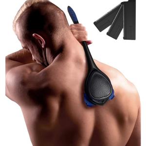 BaKblade 3.0 Back Shaver 23" Handle Includes 3 Extra Blade Refills Pain-Free Shave for Men