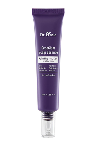 SeboClear Scalp Essence - Refreshing Scalp Care, For All Hair Types. Biotin, Panthenol, Climbazole, Salicylic acid, Niacinamide, Menthol.