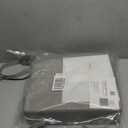 Toddler Booster Seat for Dining Table, PU Washable Double Safe Straps Non-Slip Bottom Booster Seat Dining Toddler, Portable Travel Increasing Cushion (Grey)