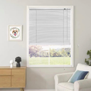 Mini Blinds Suitable for 36" W x 64" H Windows 1" Aluminum Horizontal Venetian Blinds Darkening with Rope and Pole can Mounted Inside or Outside