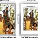 Americanflat 16x24 Poster Frame with Polished Plexiglass - Use as 12x18 Frame with Mat or Display 16x24 Photo Without Mat - Hudson Collection - Wide Picture Frames for Wall Display - Silver