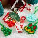 JOYIN 48 PCS Christmas Pop Fidget Toys with Cards, Xmas Pop Game, Party Favors for Kids, Christmas Stocking Stuffers, Goodies Bag Fillers for Children Adults Anxiety Stress Reliever Office Desk