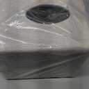 Tissue Box Cover, PU Leather Square Tissue Box Holder with Storage Tray for Bathroom Vanity Countertop Night Stands Bedroom Office Desk, Stylish Tissue Holder Decorative Organizer (Linen)