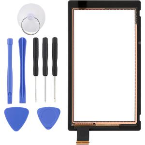AUTOKAY Front Outer Lens LCD Touch Screen Digitizer Replacement Part (NO LCD Screen) with Opening Tool Fits for Nintendo Switch