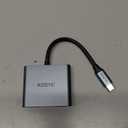 USB C to Dual HDMI Adapter 4K@30Hz, KOZYC USB C Hub Multiport Adapter with 2xHDMI, USB 3.0, 100W PD, Support USB C to HDMI Splitter Extended Display for MacBook Pro (MST is not Supported on MacOS)