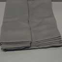 Simplebrand Ava Light Grey Blackout Curtains for Bedroom 63 Inch Length 2 Panels, Solid Thermal Insulated Energy Saving Rod Pocket Window Treatment Curtains Blackout Drapes, W40 x L63 Inch, Light Grey