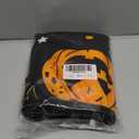 YGPARK Outdoor Fitted Round Table Cloth with Umbrella Hole, Halloween Ghosts Circle Elastic Tablecloth 36"-44" Waterproof Zipper Patio Table Cover for Picnic Camping Party Halloween Decoration