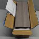 upsimples Floating Shelves for Wall, Wall Shelves for Decor Storage Set of 6, Wall Mounted Wood Shelf for Bedroom, Living Room, Bathroom, Kitchen, Picture Ledge Shelf, Grey (15.7in)