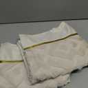 Gujiahone Decorative Pillow Cover 18 x 18 Inch Set of 2 Soft Plush Short Faux Wool Velvet Patchwork with Gold Leather Luxury Modern Cushion Cases for Couch Living Room Bedroom (Beige)