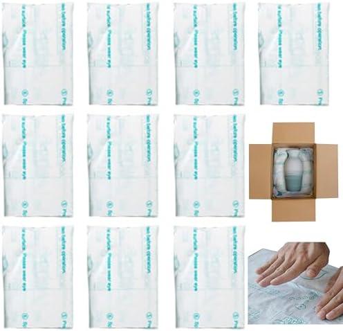 10 Pack 14”x16” Expandable Packing Foam for PC & Irregular-Shaped Items - Shockproof Expanding Foam Packaging, Protective Computer Shipping Material for Electronics & Fragile Device