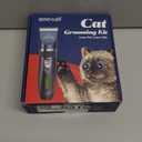 Oneisall Quiet Cat Clippers for Matted & Long Hair, 2-Speed Cordless Pet Shaver Grooming Kit for Cats, Small Dogs & Animals (Blue)