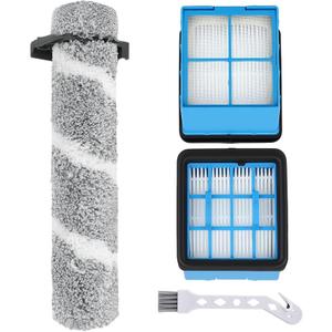 Rebirthcare 3930F Replacement Brush Rolls Filter for Bissell CrossWave OmniForce Edge 3930F/3933/v2/3999z Wet & Dry Vacuum Cleaner,1 Rolls 2 Filters 1 Cleaning Brush